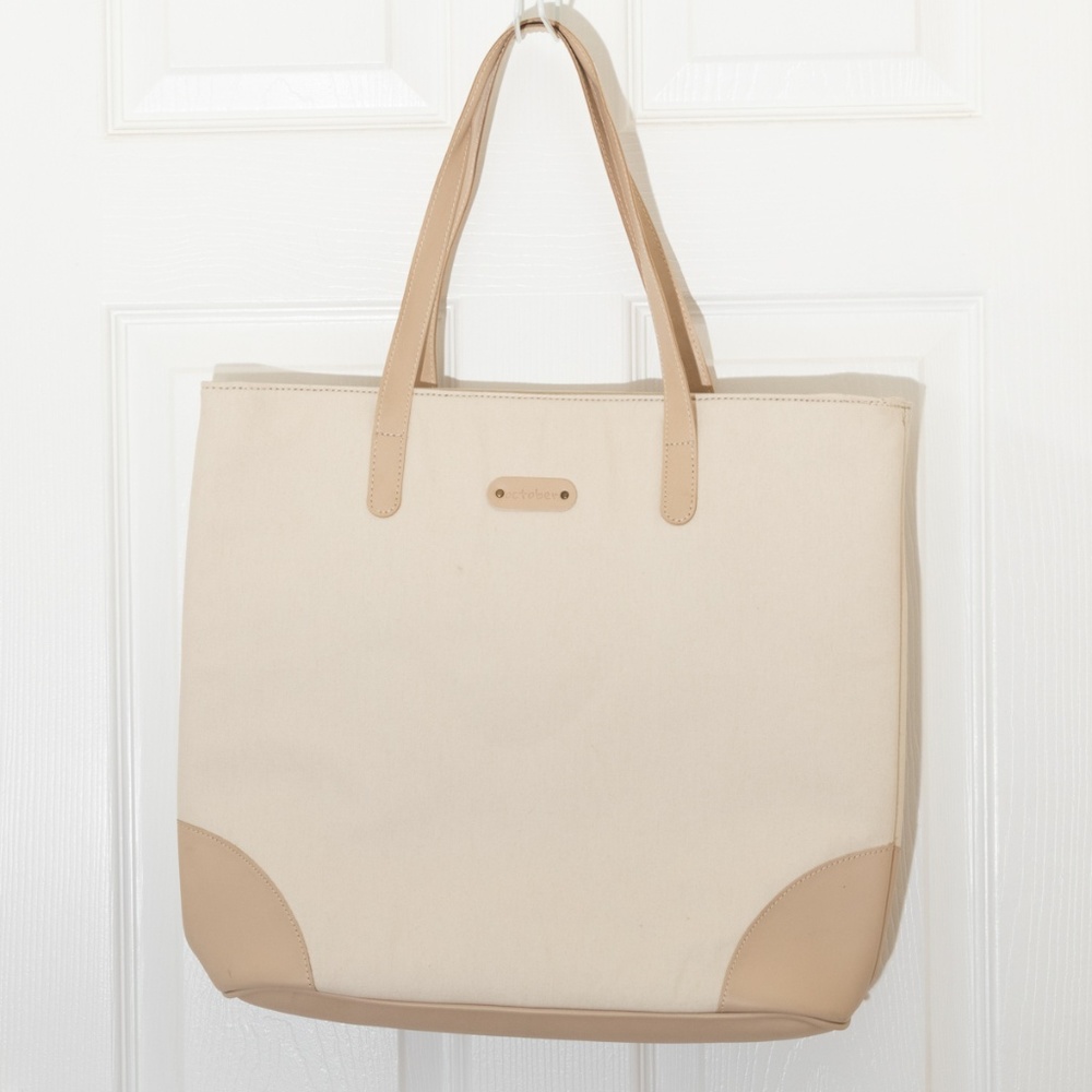NWOT October Cream Tote Bag Style Jaipur